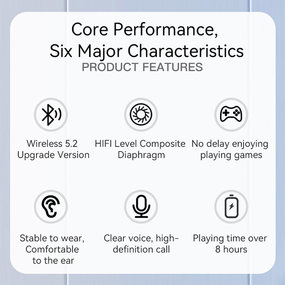 Handsfree Bluetooth Yesido EP05, A2DP, ANC, Svart