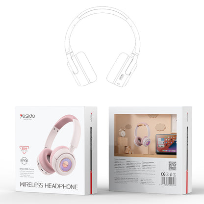 Handsfree Bluetooth Yesido EP06 Kids, A2DP, Svart