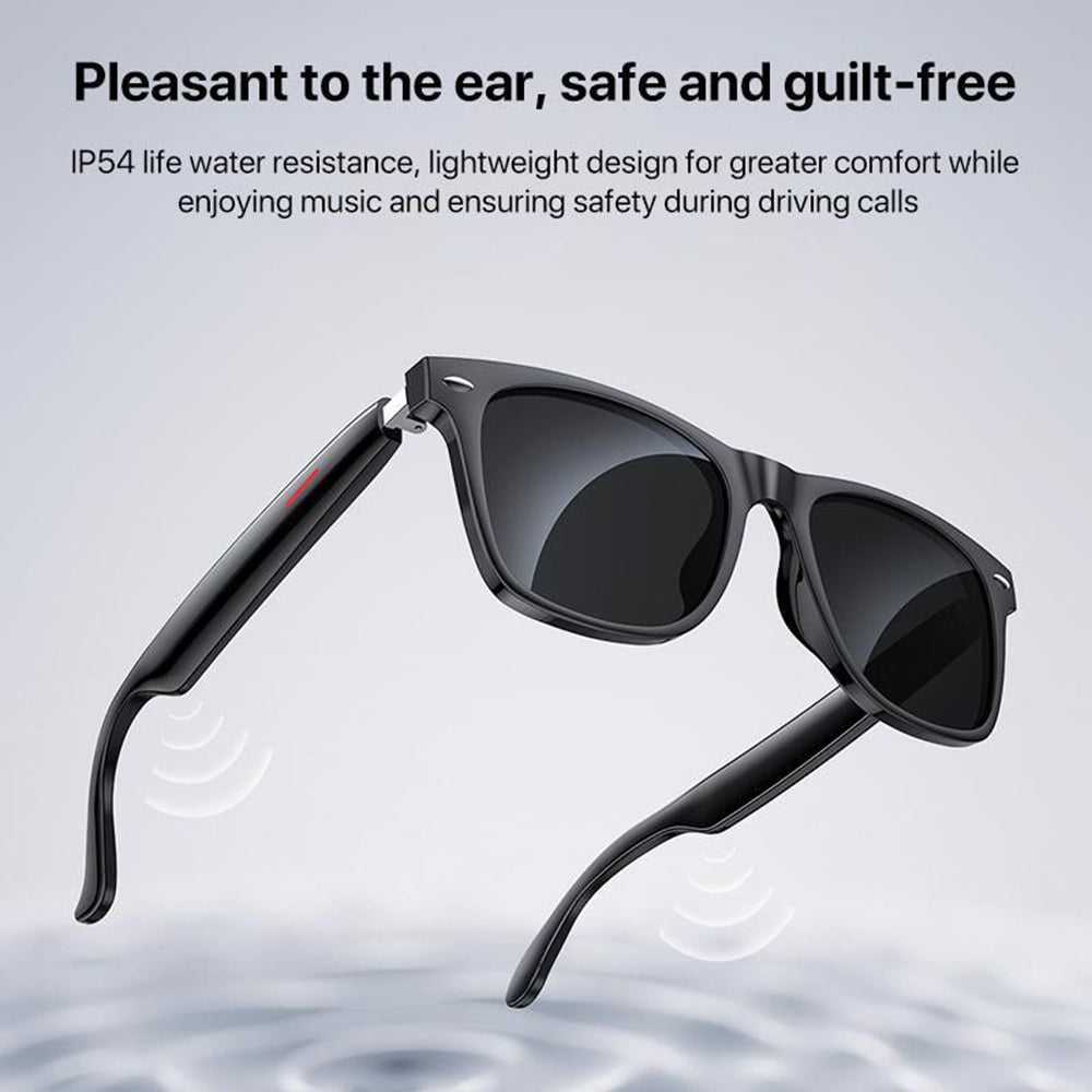 Handsfree Bluetooth Yesido IO35, Unisex solbrilletype, A2DP, Svart