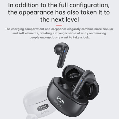 Handsfree Bluetooth Yesido TWS19, TWS, Svart