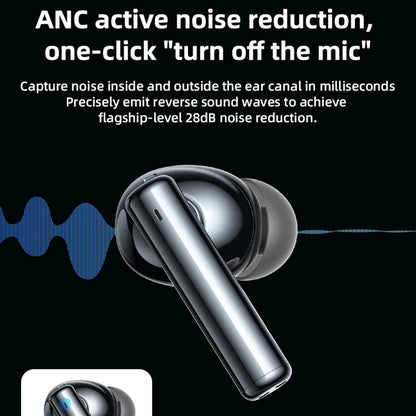 Handsfree Bluetooth Yesido TWS23, TWS, ANC, Svart