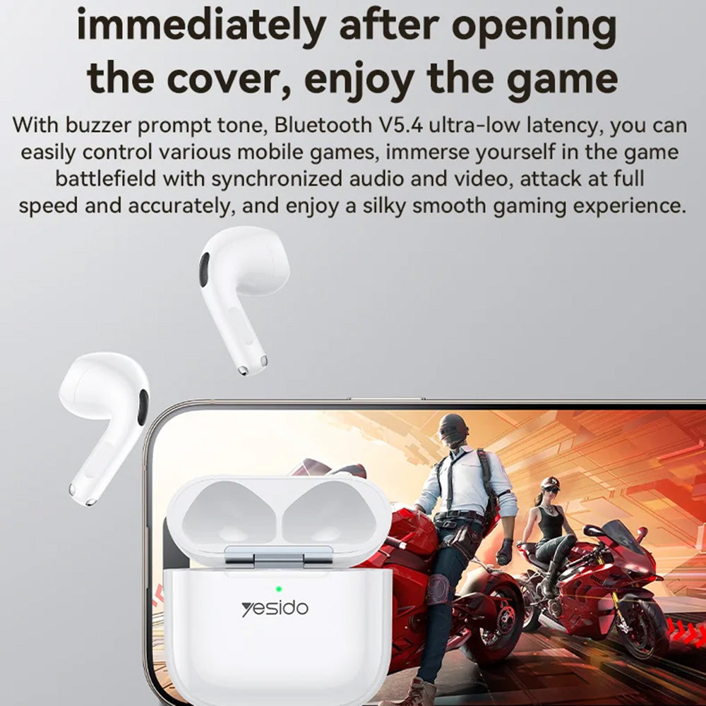 Handsfree Bluetooth Yesido TWS31, TWS, Hvit