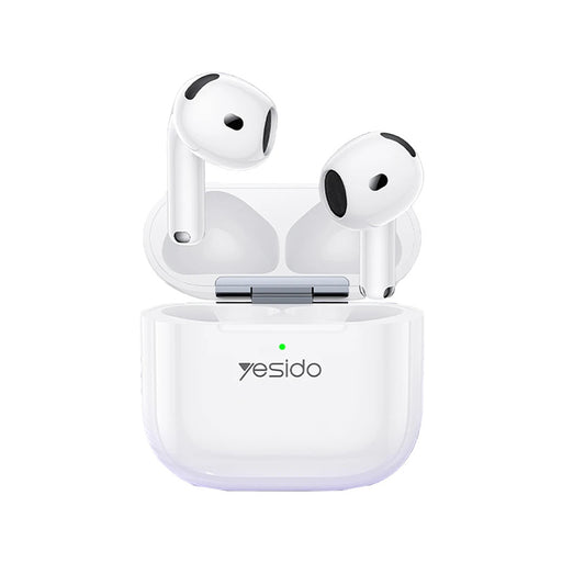 Handsfree Bluetooth Yesido TWS32, TWS, ANC, Hvit