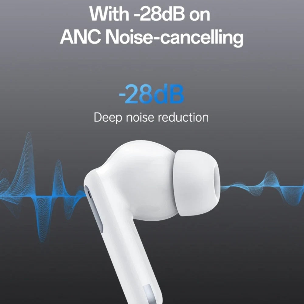 Handsfree Bluetooth Yesido TWS34, TWS, ANC, Hvit
