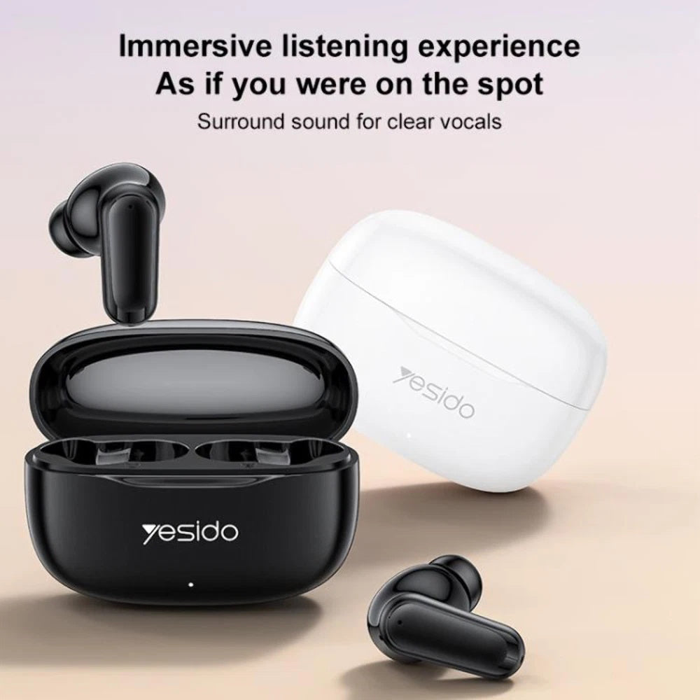 Handsfree Bluetooth Yesido TWS38, TWS, Svart