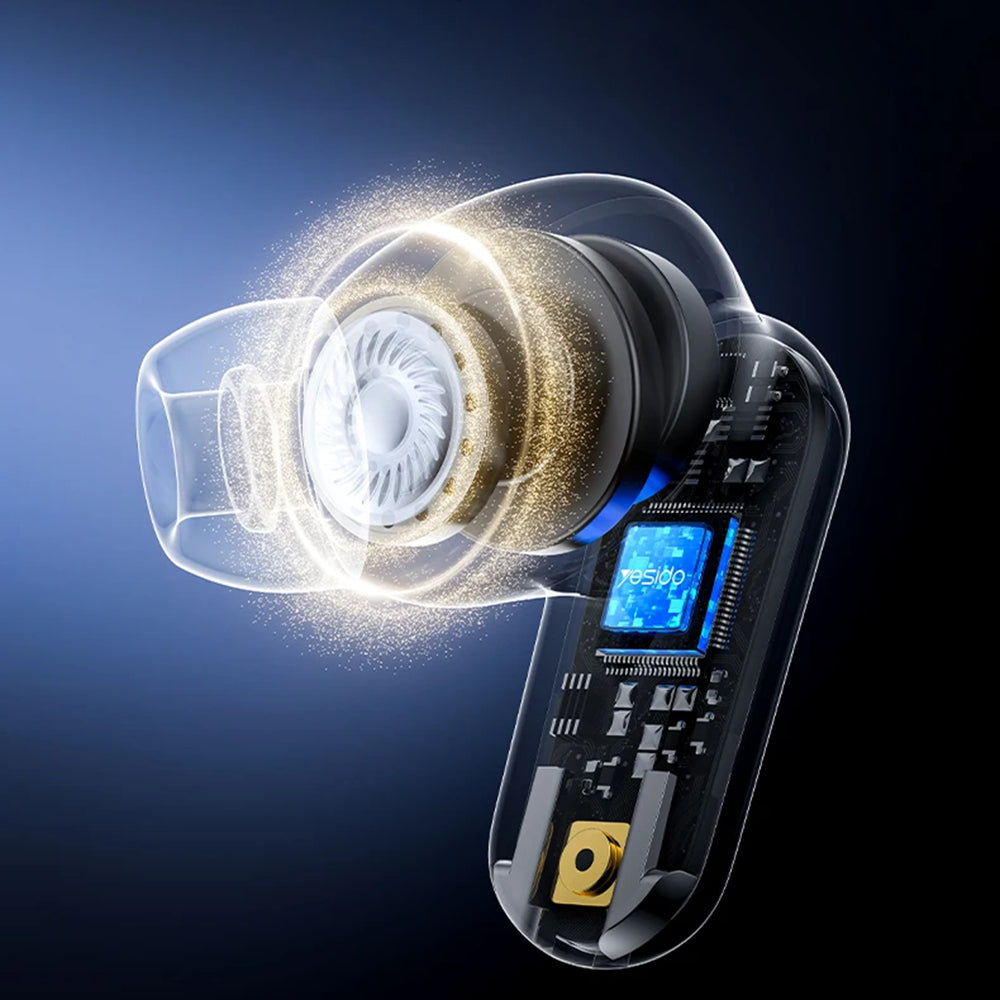 Handsfree Bluetooth Yesido TWS38, TWS, Svart