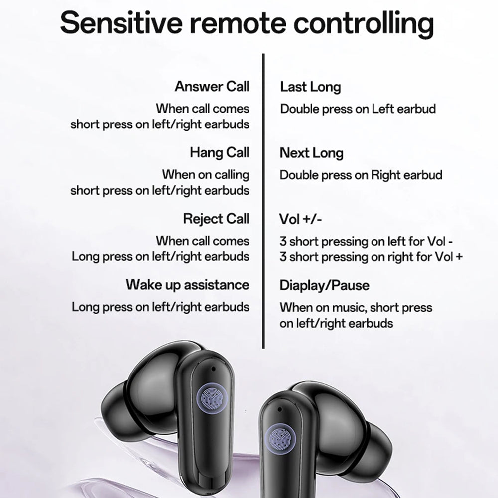 Handsfree Bluetooth Yesido TWS38, TWS, Svart