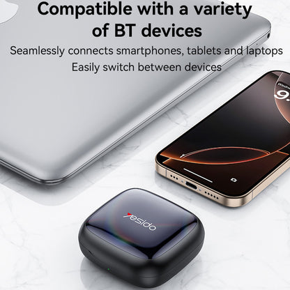 Handsfree Bluetooth Yesido YSP24, TWS, Svart