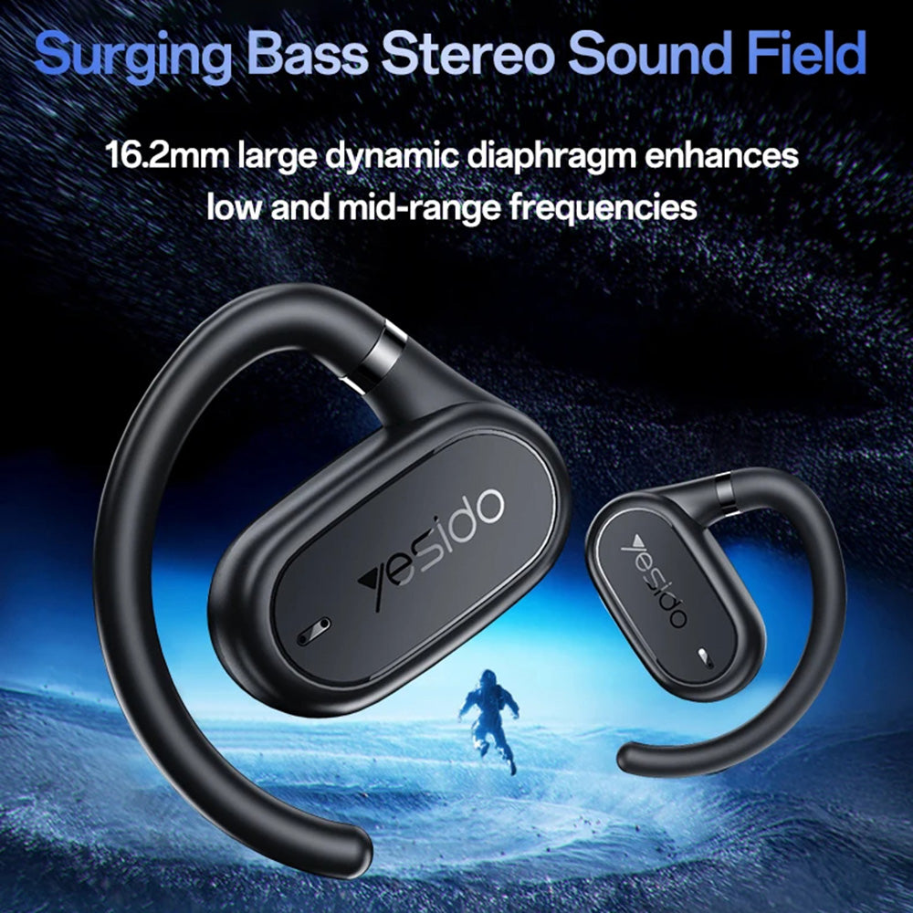 Handsfree Bluetooth Yesido YSP25, TWS, Svart