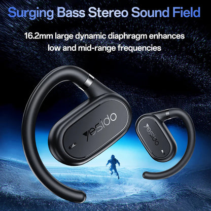 Handsfree Bluetooth Yesido YSP25, TWS, Svart