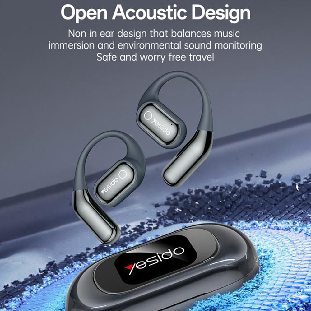 Handsfree Bluetooth Yesido YSP26, TWS, Svart