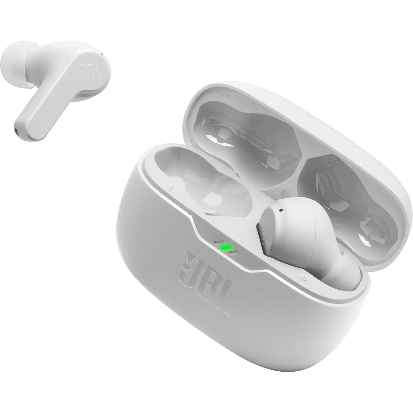 Håndfri Bluetooth JBL Wave Beam, TWS, hvit JBLWBEAMWHT