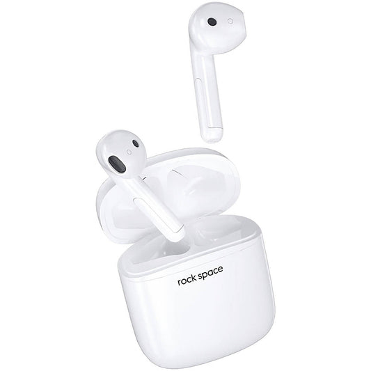 Bluetooth-håndfri Rock Space EB100, TWS, hvit