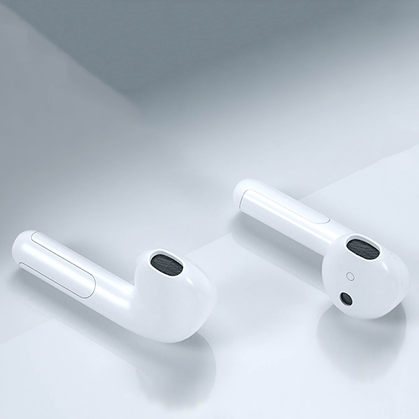 Bluetooth-håndfri Rock Space EB100, TWS, hvit