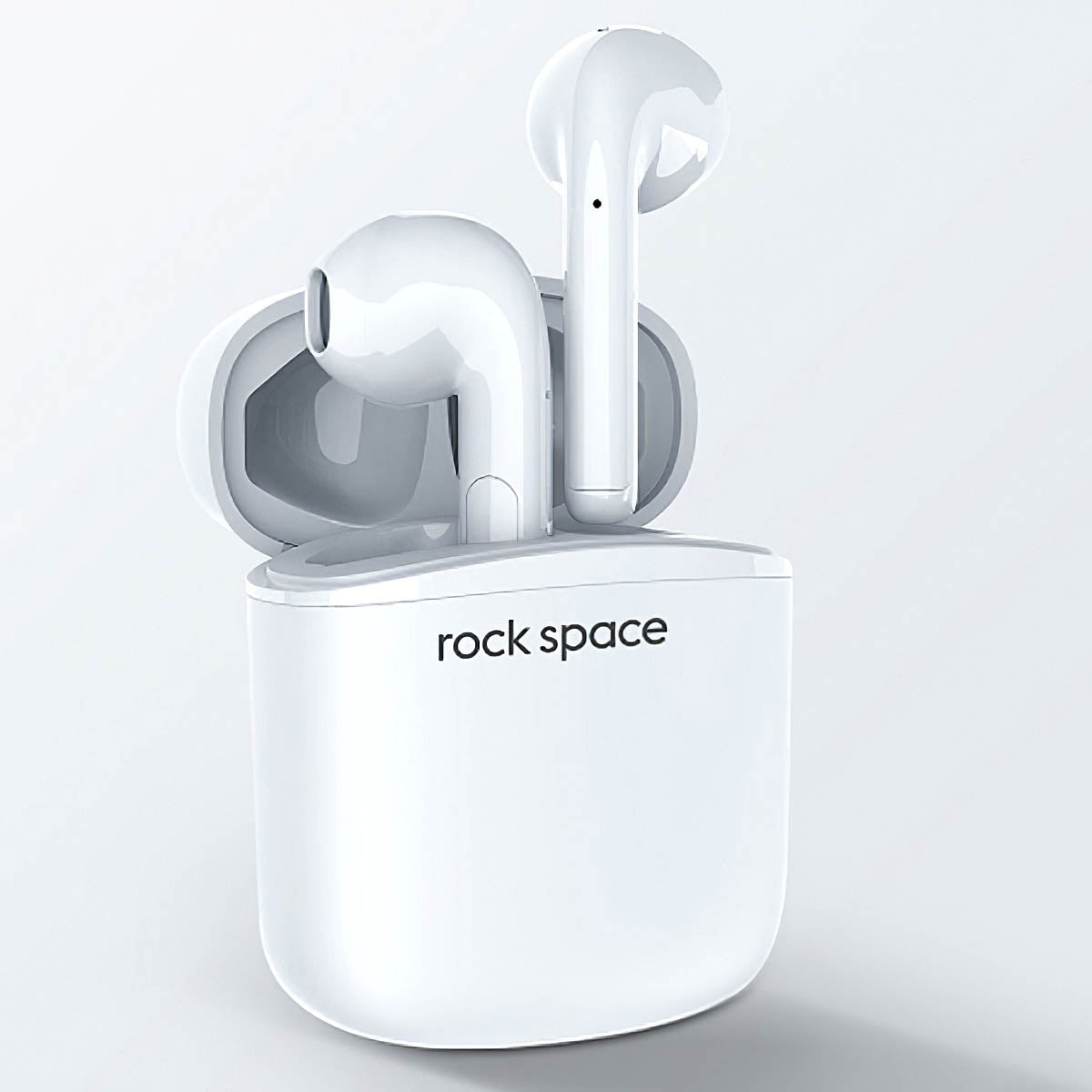 Bluetooth-håndfri Rock Space EB100, TWS, hvit