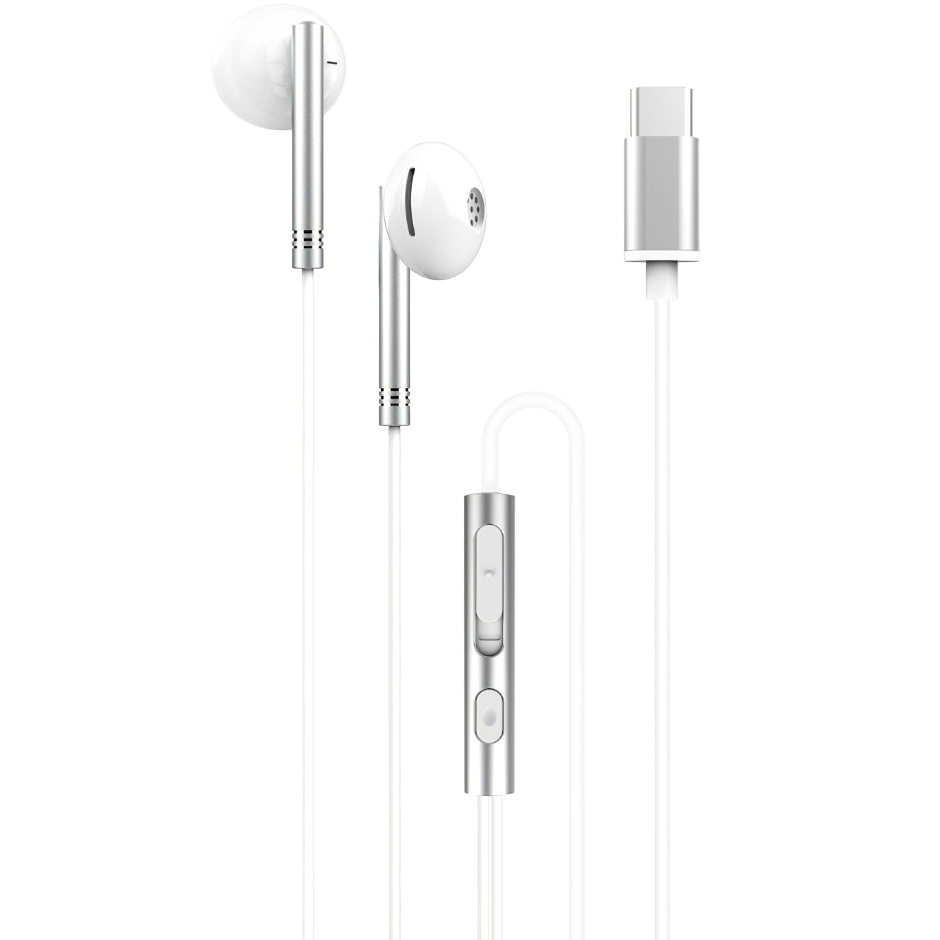 Handsfree USB-C XO Design EP29, Sølv