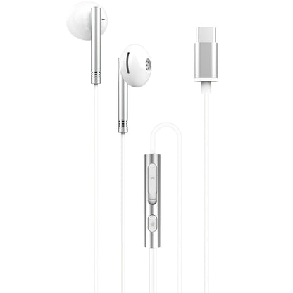 Handsfree USB-C XO Design EP29, Sølv