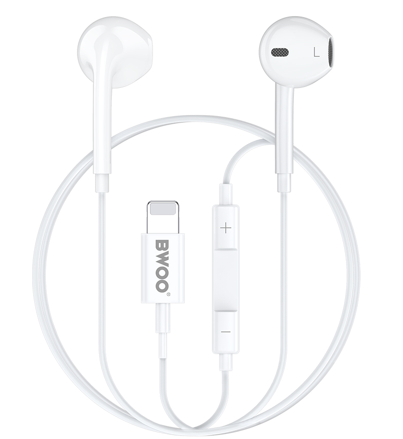 Handsfree Lightning BWOO BO-HF179, Hvit