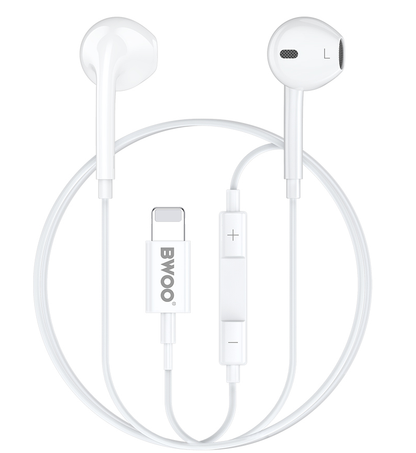 Handsfree Lightning BWOO BO-HF179, Hvit
