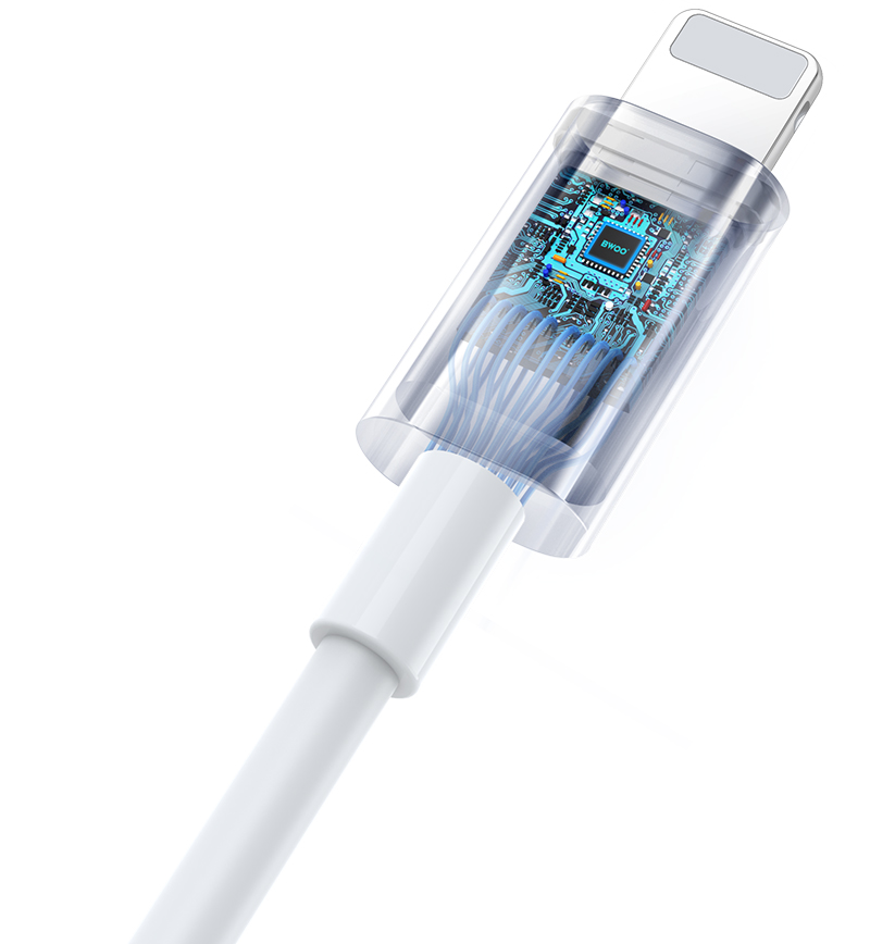 Handsfree Lightning BWOO BO-HF179, Hvit