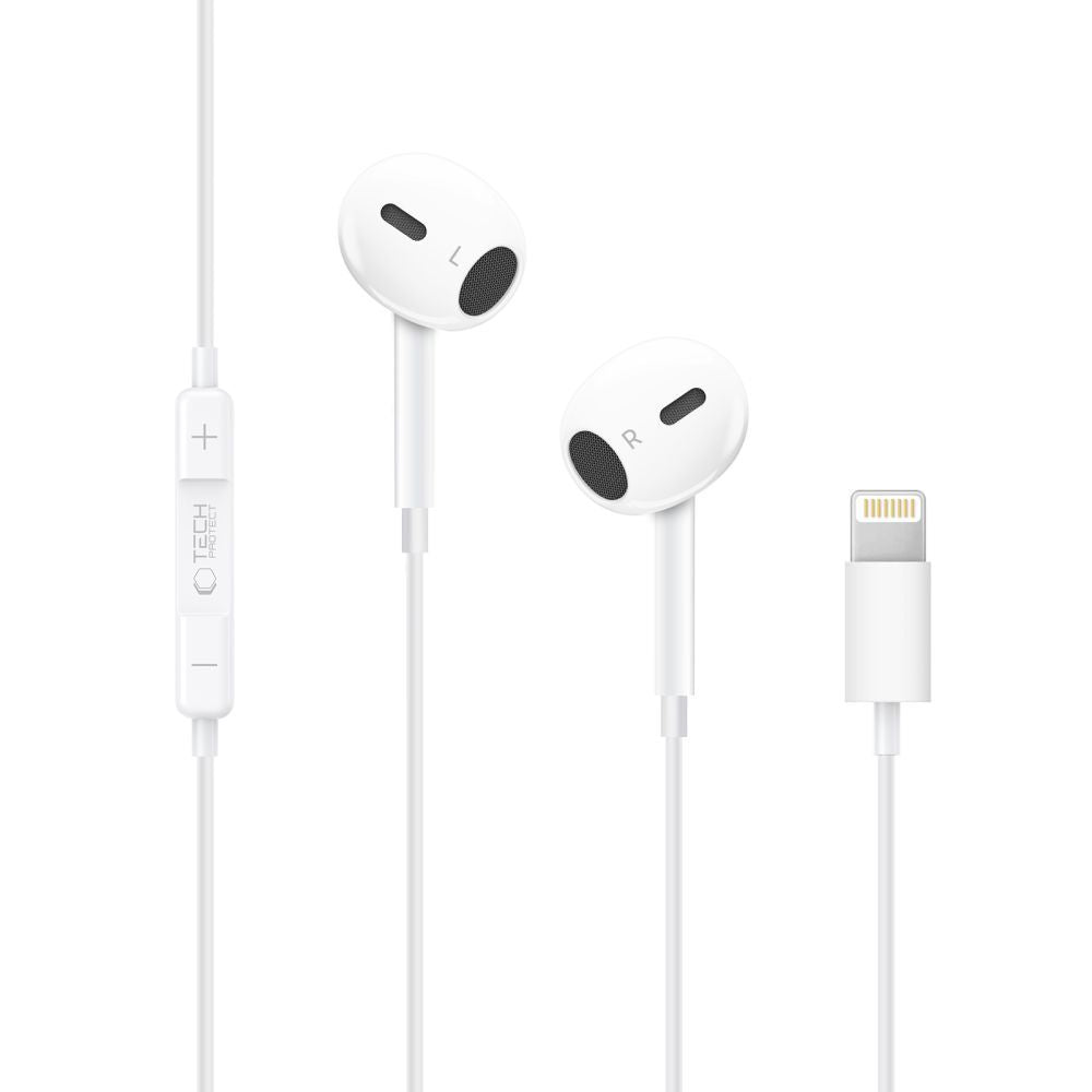 Handsfree Lightning Tech-Protect Ultraboost Core G2, Hvit