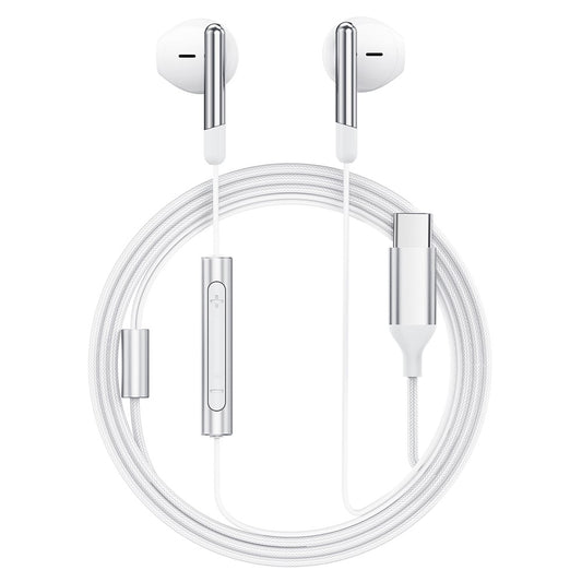 Handsfree USB-C Acefast L3, 1.2m, Hvit