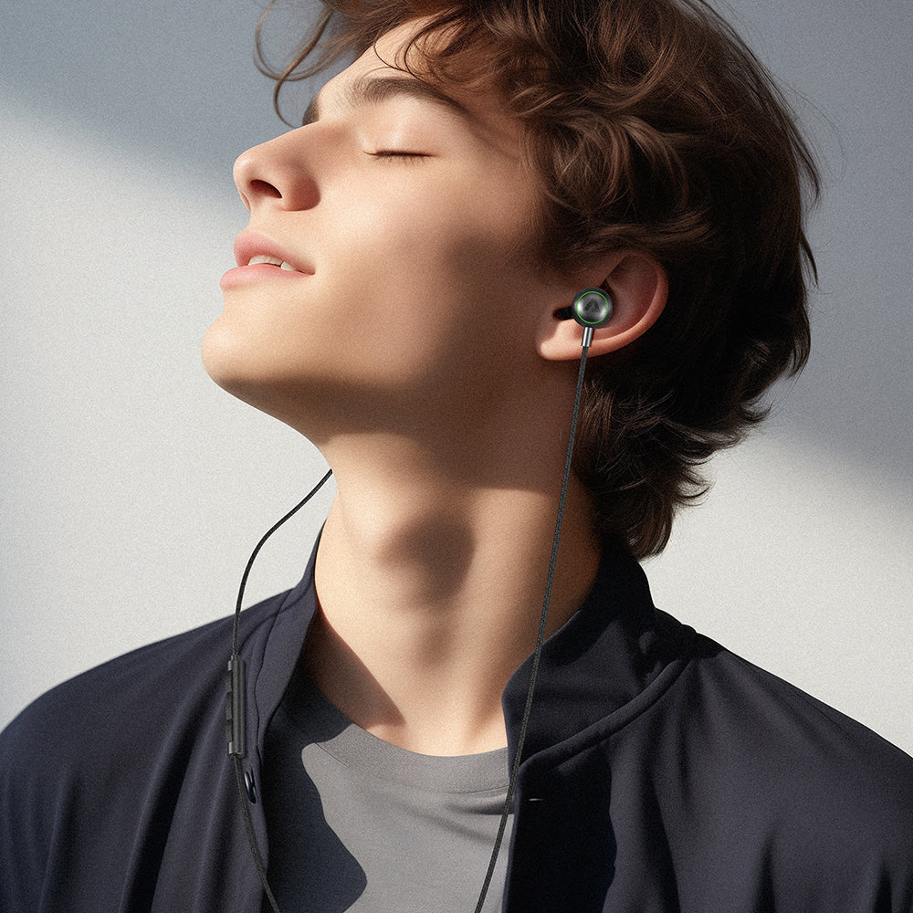 Handsfree USB-C Acefast L5, 1.2m, Svart