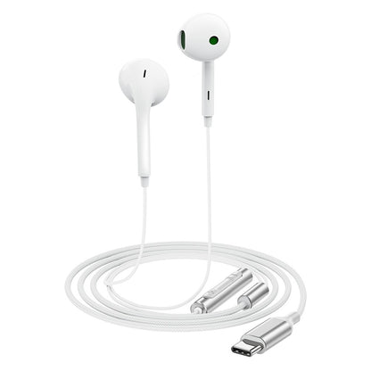 Handsfree USB-C Acefast L7, Hvit