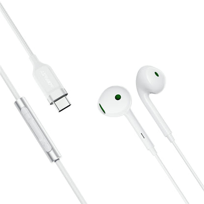 Handsfree USB-C Acefast L7, Hvit