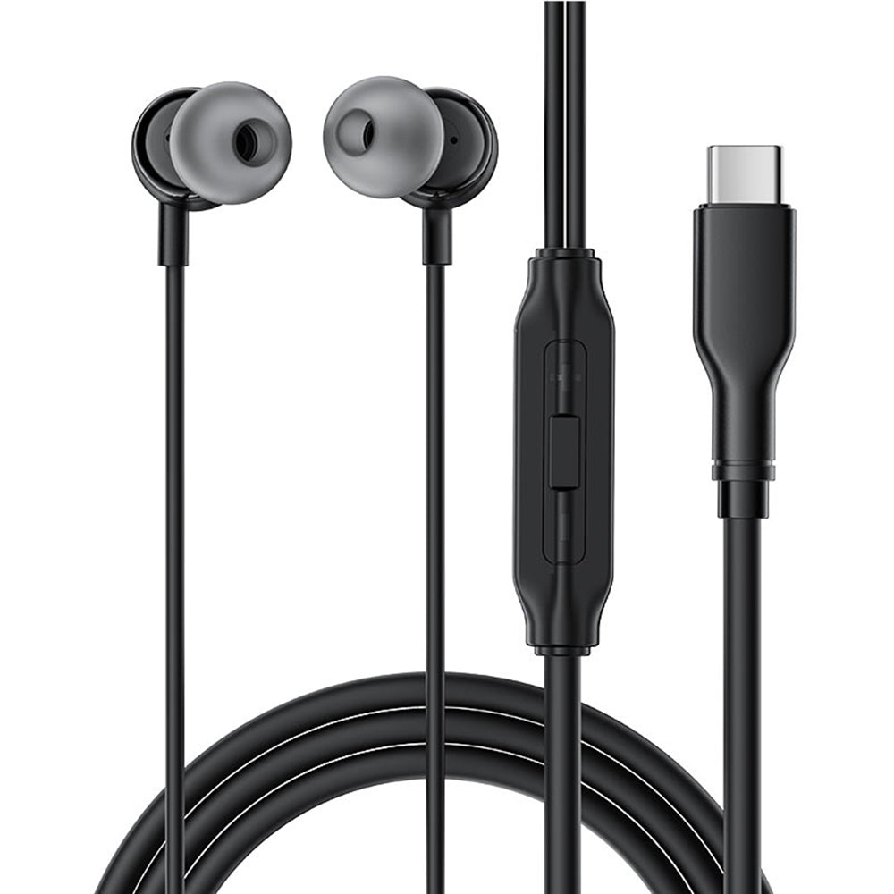 Handsfree USB-C Acefast L8, 1,2 m, Svart