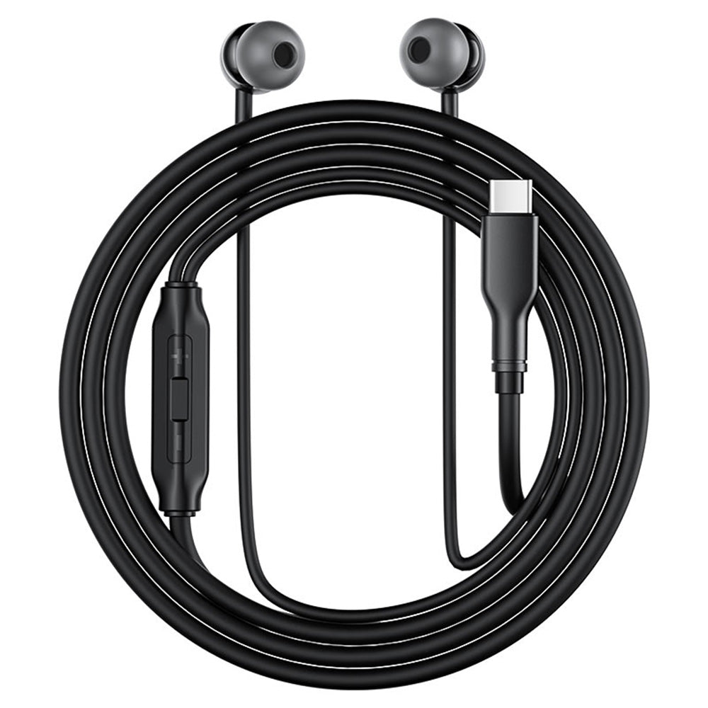 Handsfree USB-C Acefast L8, 1,2 m, Svart