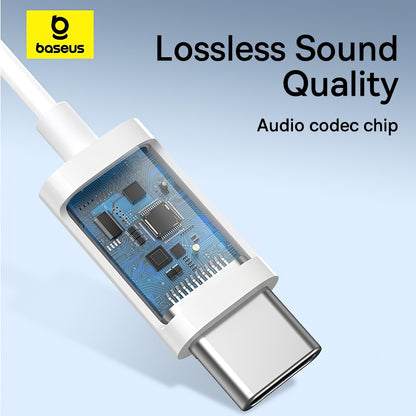 Håndfri USB-C Baseus Encok CZ17, Hvit A001700000000213-Z1 