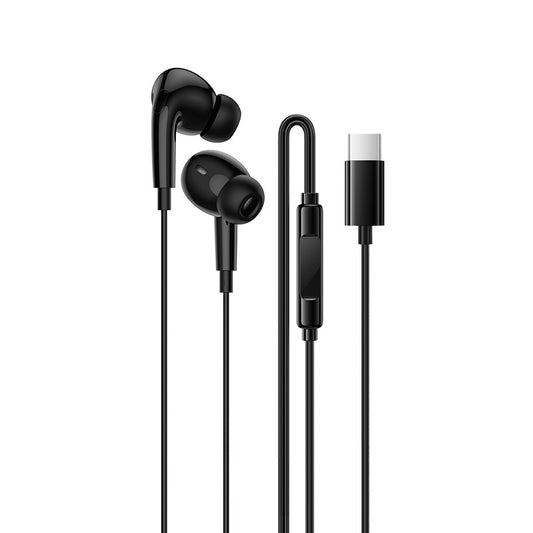 Handsfree USB-C Borofone BM100 Pro Fuente, Svart
