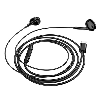 Handsfree USB-C Borofone BM100 Max Fuente, Svart