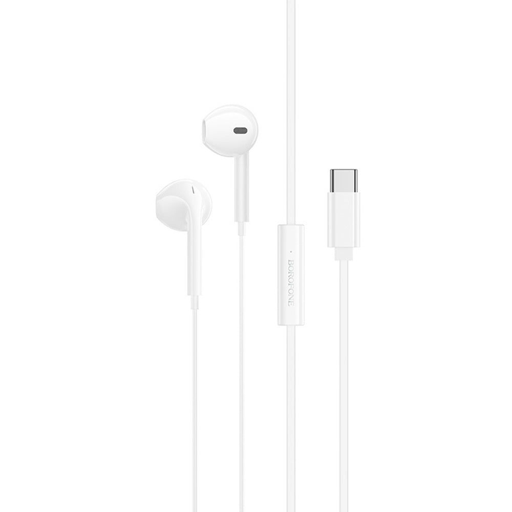 Handsfree USB-C Borofone BM99 Star, Hvit