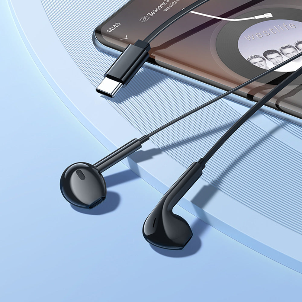 Handsfree USB-C Borofone BM99 Star, Svart