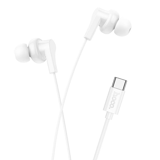 Handsfree USB-C HOCO M114, Hvit