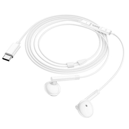 Handsfree USB-C HOCO M95, Hvit