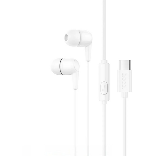 Handsfree USB-C HOCO M97, Hvit