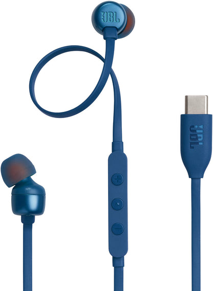 Handsfree USB-C JBL Tune 310C, Blå JBLT310CBLU