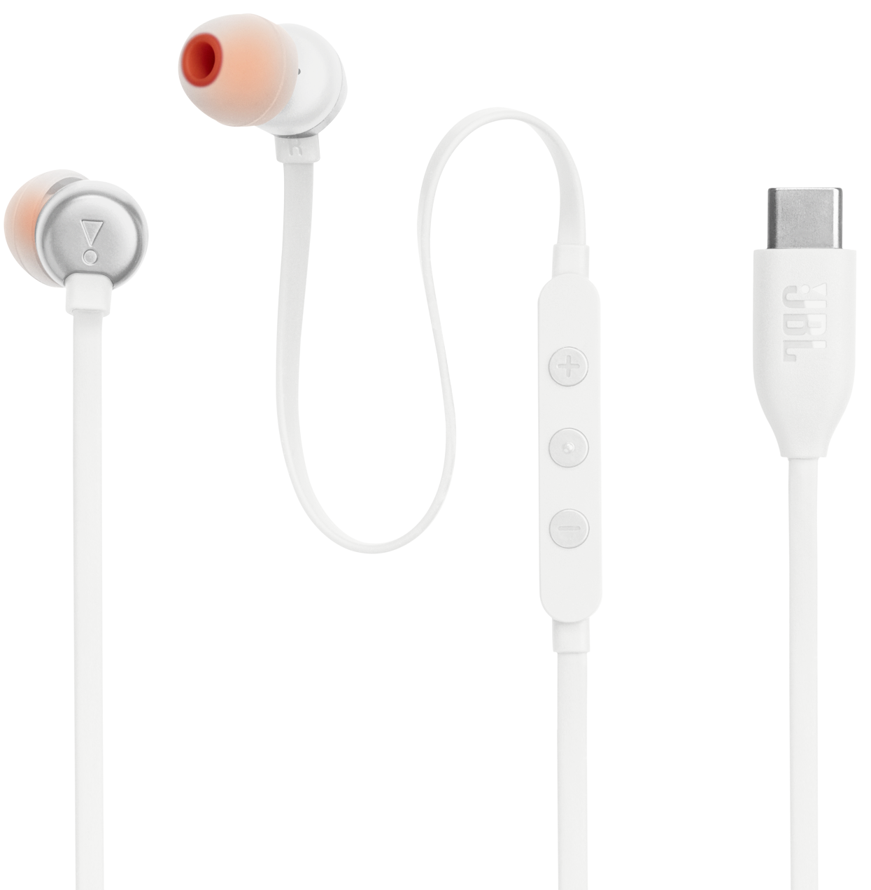 Handsfree USB-C JBL Tune 310C, Hvit JBLT310CWHT