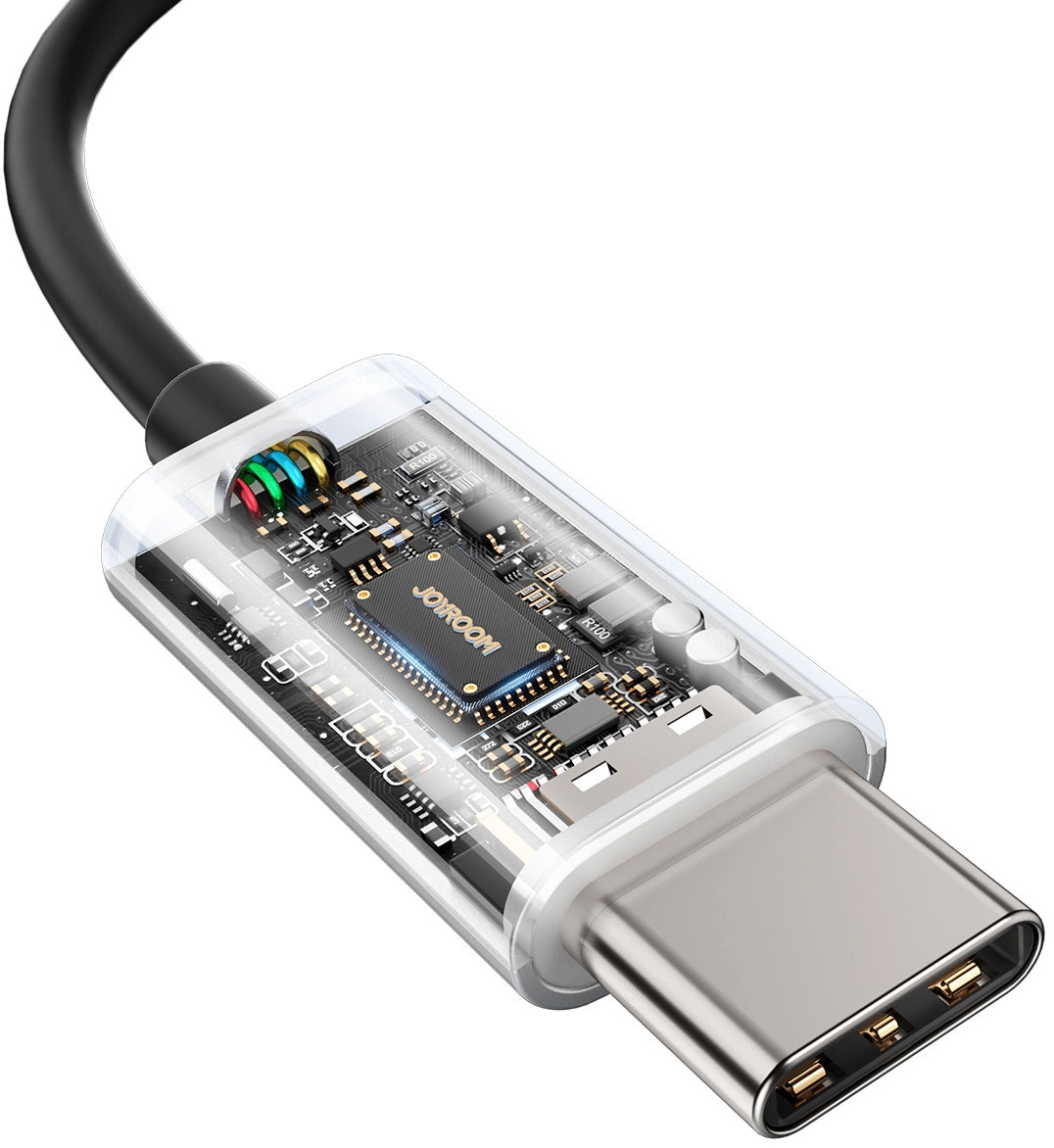 Handsfree USB-C Joyroom JR-EC07, Svart