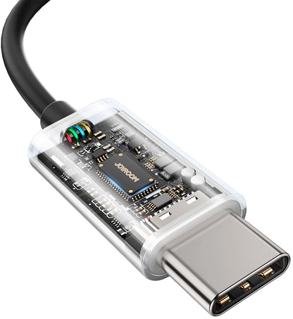 Handsfree USB-C Joyroom JR-EC07, Svart