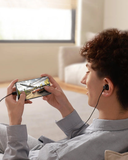 Handsfree USB-C Joyroom JR-EC07, Svart