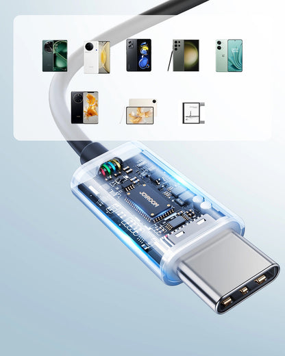 Handsfree USB-C Joyroom JR-EC07, Svart