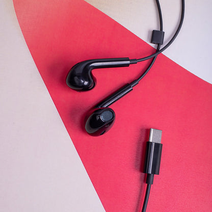 Handsfree USB-C MaXlife MXEP-04, Svart