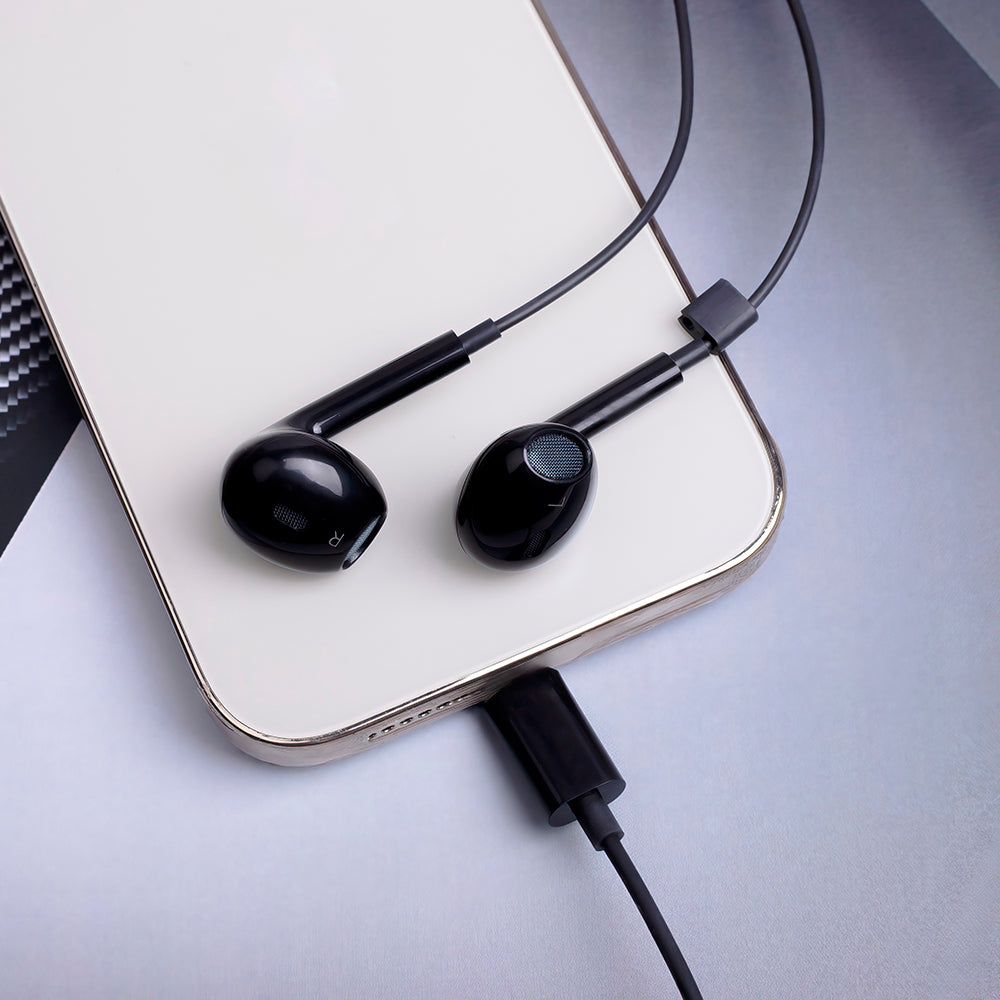 Handsfree USB-C MaXlife MXEP-04, Svart