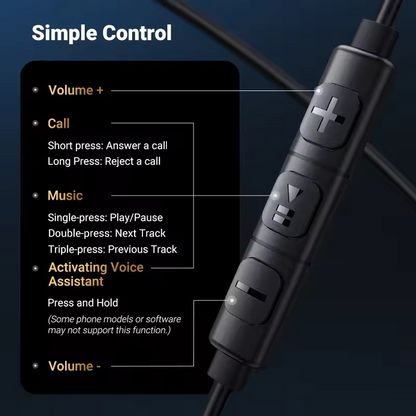 Handsfree USB-C UGREEN EP105, Svart