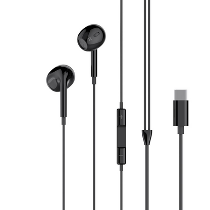 Handsfree USB-C XO Design EP74, Svart