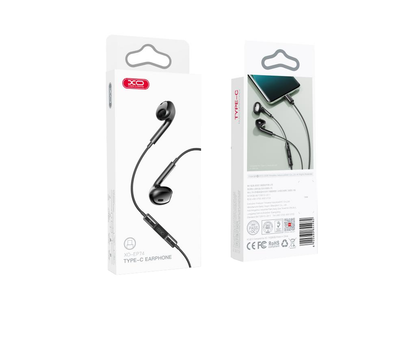 Handsfree USB-C XO Design EP74, Svart